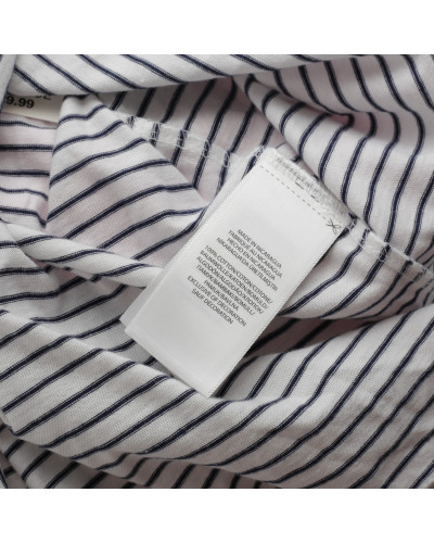 Ralph Lauren biala paski czerwone logo