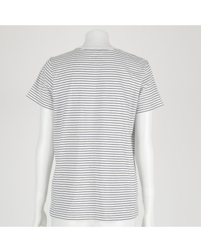Ralph Lauren biala paski czerwone logo