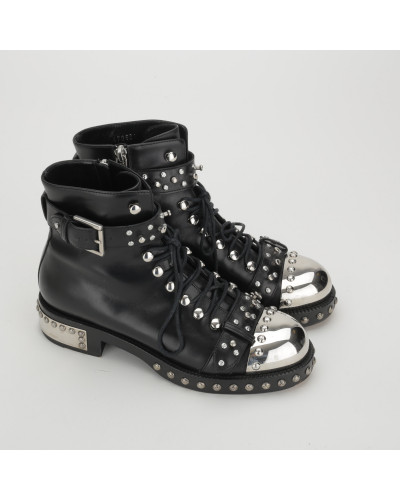 Alexander McQueen Botki z cwiekami