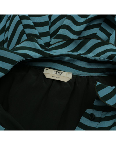 Fendi sukienka w pasy