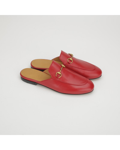 Gucci czerwone klapki