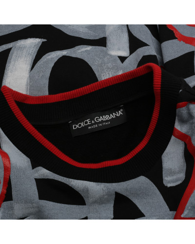 Dolce & Gabbana Bluza czerwono szara