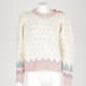 Love Shack Fancy  kremowy sweter