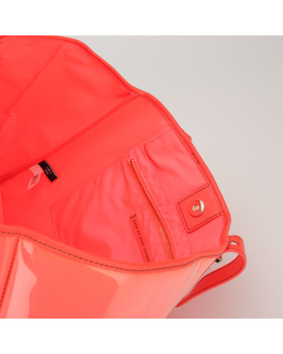 Marc Jacobs neon róż shopper