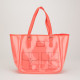 Marc Jacobs neon róż shopper