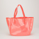 Marc Jacobs neon róż shopper