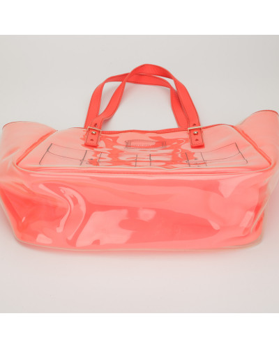 Marc Jacobs neon róż shopper