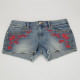 Juicy Couture szorty z czerwonym