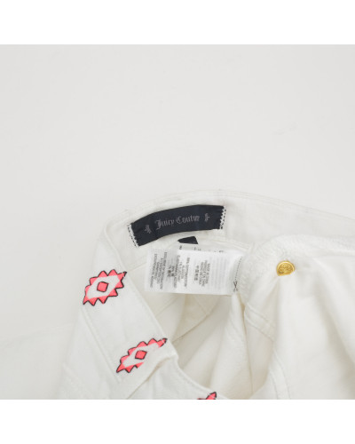 Juicy Couture białe z przeszyciami