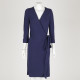 Diane Von Furstenberg Sukienka granatowa