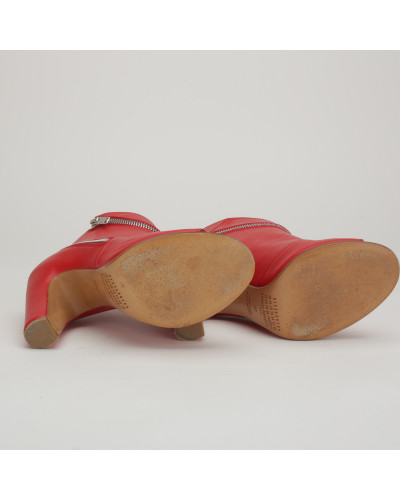 Maison Martin Margiela Botki czerwone
