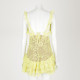 For Love & Lemons sukienka żółta