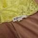 For Love & Lemons sukienka żółta