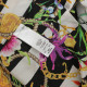 Juicy Couture czarna sukienka w kwiaty