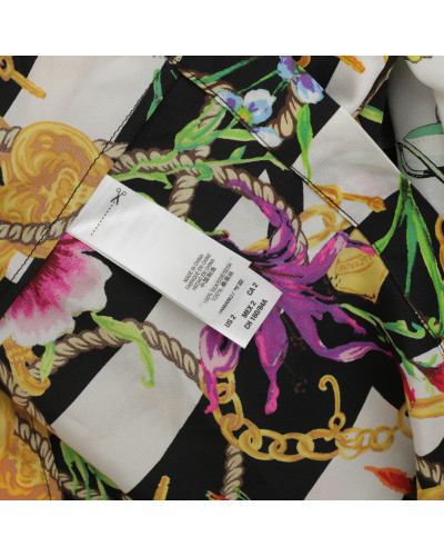 Juicy Couture czarna sukienka w kwiaty