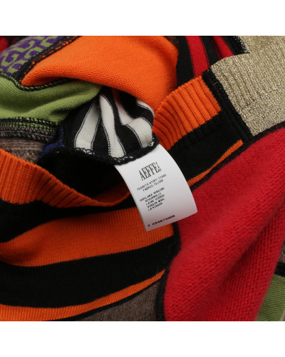 Moschino sukienka z łączonych tkanin