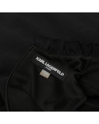 Karl Lagerfeld  Sukienka czarna a koronka