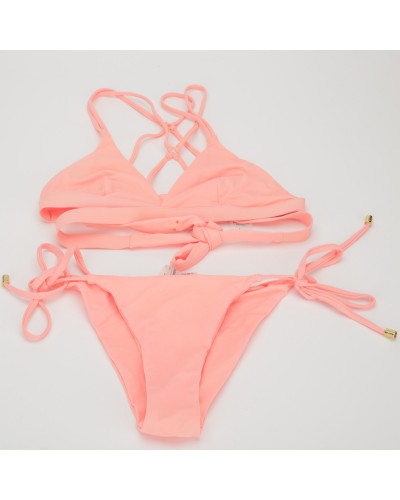 Beach Bunny Kostium neon róż