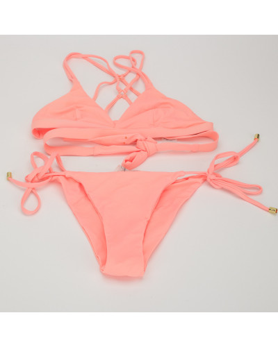 Beach Bunny Kostium neon róż