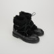 Jimmy Choo czarne z futerkiem