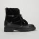 Jimmy Choo czarne z futerkiem