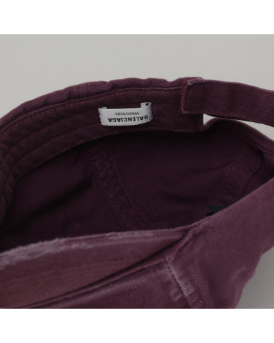 Balenciaga fioletowa czapka