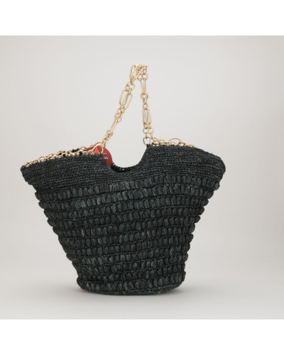 Cult Gaia czarina ratanowa torba