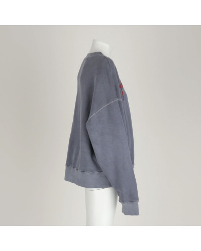 Palm Angels szara bluza z logo