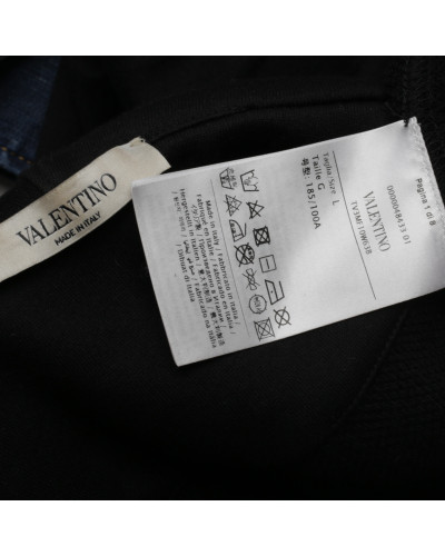Valentino czarna bluza z logo