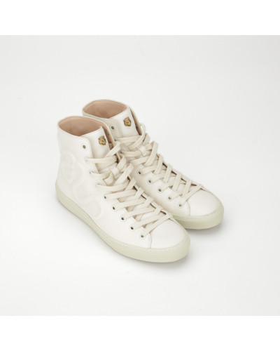 Gucci Buty białe za kostkę