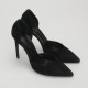 Saint Laurent  czarne zamszowe szpilki