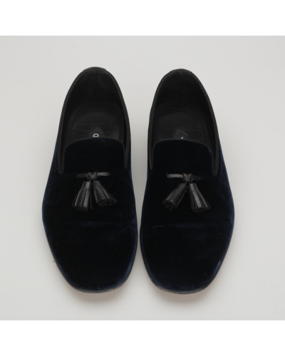 Tom Ford męskie granatowe loafersy