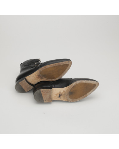Jimmy Choo Botki czarne z klamrami