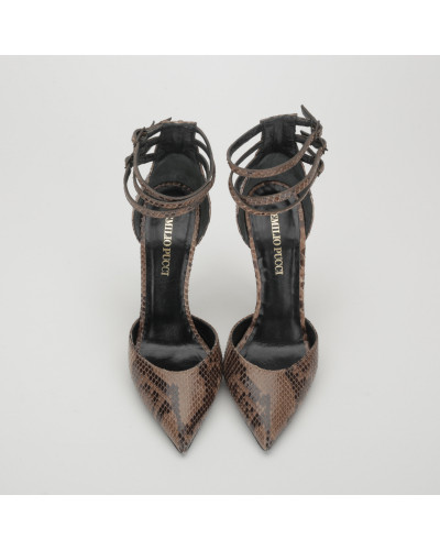 Emilio Pucci Buty wężowe szpilki