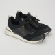 Louis Vuitton Sneakersy czarne z białymi podeszwami