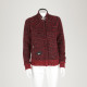 The Kooples Marynarka bordowa kurtka