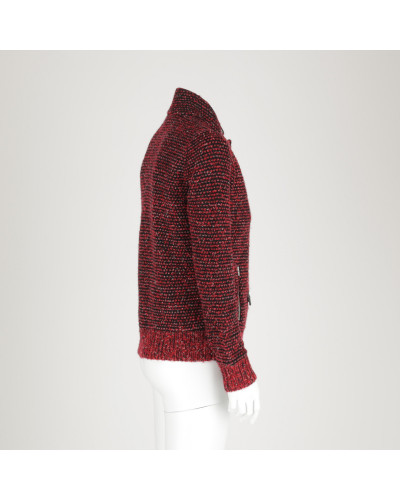 The Kooples Marynarka bordowa kurtka
