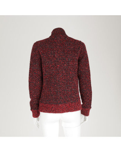 The Kooples Marynarka bordowa kurtka