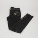 Balmain Spodnie czarne z przetarciami