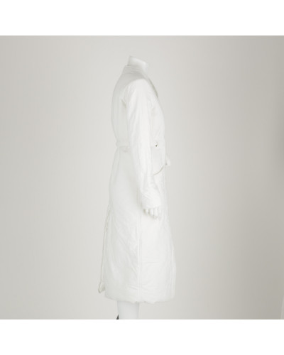 Maison Martin Margiela Płaszcz biały puchowy