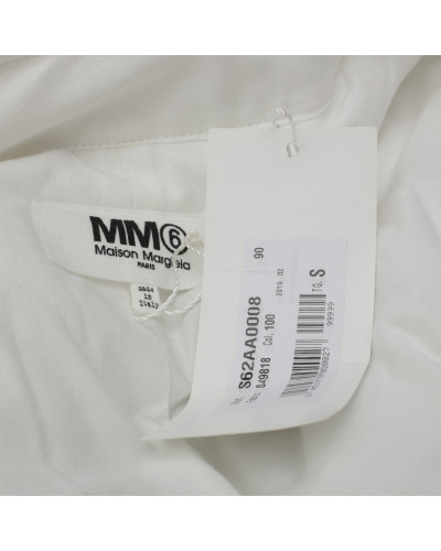 Maison Martin Margiela Płaszcz biały puchowy