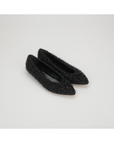 Simone Rocha Buty czarne błyszczące