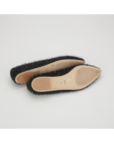 Simone Rocha Buty czarne błyszczące