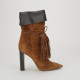 Saint Laurent  Botki zamszowe