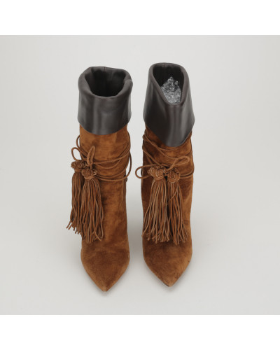 Saint Laurent  Botki zamszowe