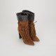Saint Laurent  Botki zamszowe