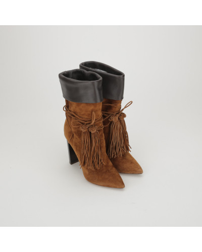 Saint Laurent  Botki zamszowe