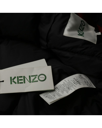 Kenzo Kurtka KOLOROWA Z FUTREEM