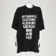 Vetements czarny T-shirt