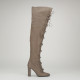 Jimmy Choo Kozaki szare